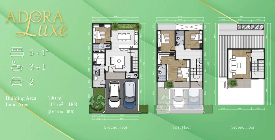 Floor plan for Adora Luxe Standard